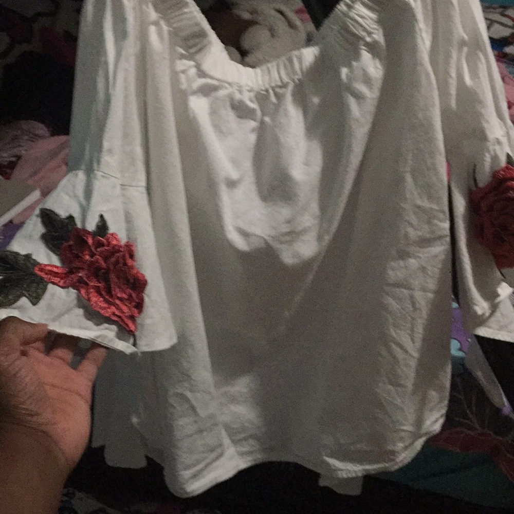 Off the shoulder shirt
